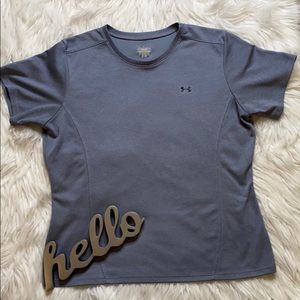 Under Armour Tailored Gray Shirt, Size Large